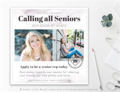 what are senior rep cards used for